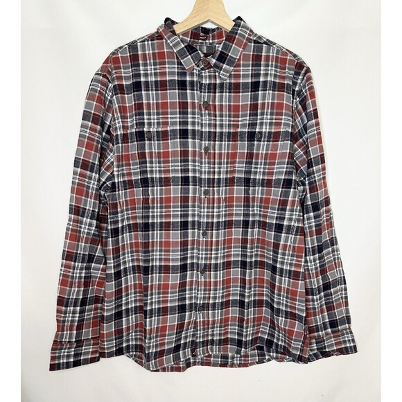 Alesbury‎ 100% Cotton Blue Plaid Button Up Shirt Regular Men's SIZE LARGE NWOT - Picture 1 of 11